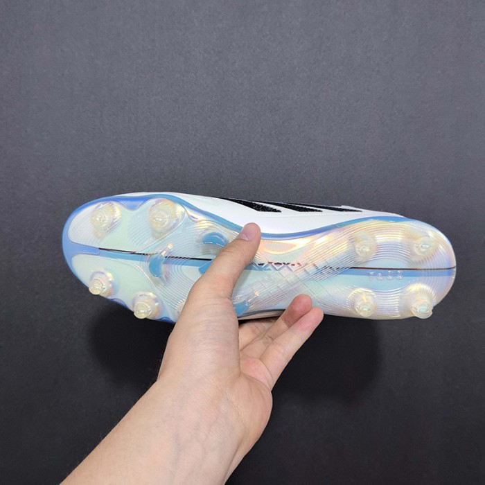 F50+ FG Soccer Shoes-White/Blue