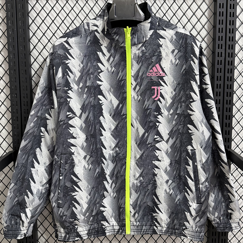 25-26 JUV Black & Gray Double Sided Windbreaker (双面风衣)