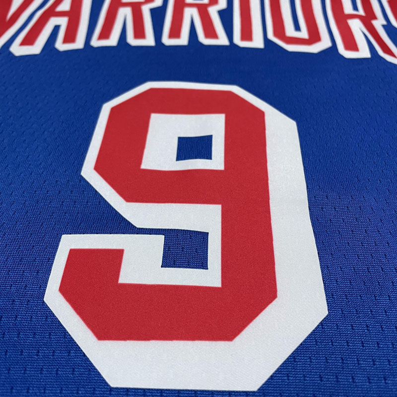 Warriors IGUODALA #9 Blue 75th Anniversary Retr...