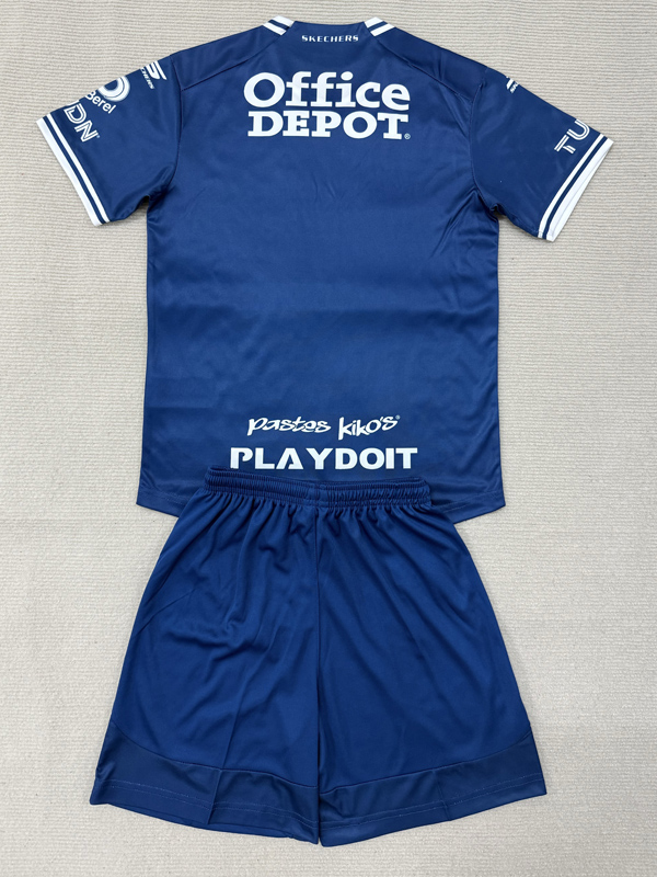 25-26 Pachuca Away Kids Soccer Jersey