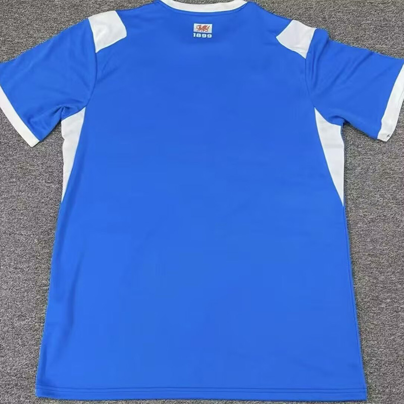 26-27 Cardiff City Home Fans Soccer Jersey