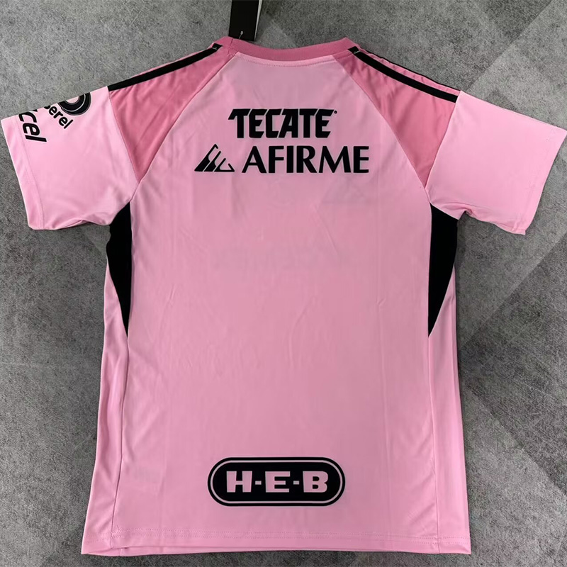 25-26 Tigres UANL Pink Goalkeeper Soccer Jersey