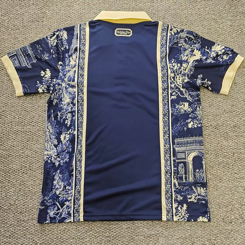 26-27 PSG Blue Black Casual Edition Polo Short Sleeve
