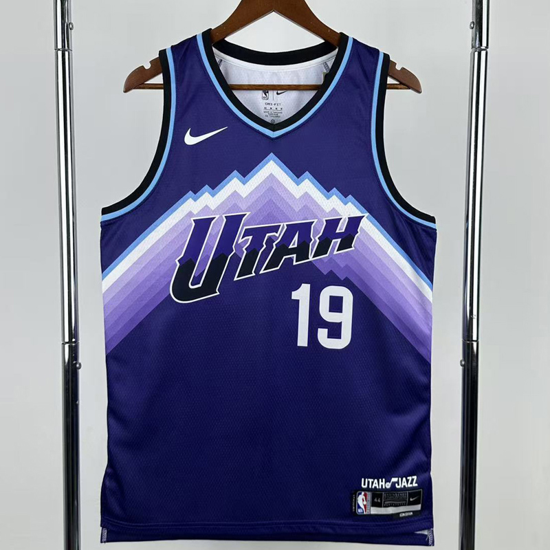 25-26 JAZZ BAILEY #19 Purple Top Quality Hot Pressing NBA Jersey