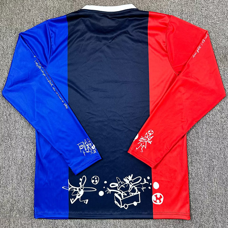 25-26 BAR Blue Red Special Edition Long Sleeve Soccer Jersey (长袖)
