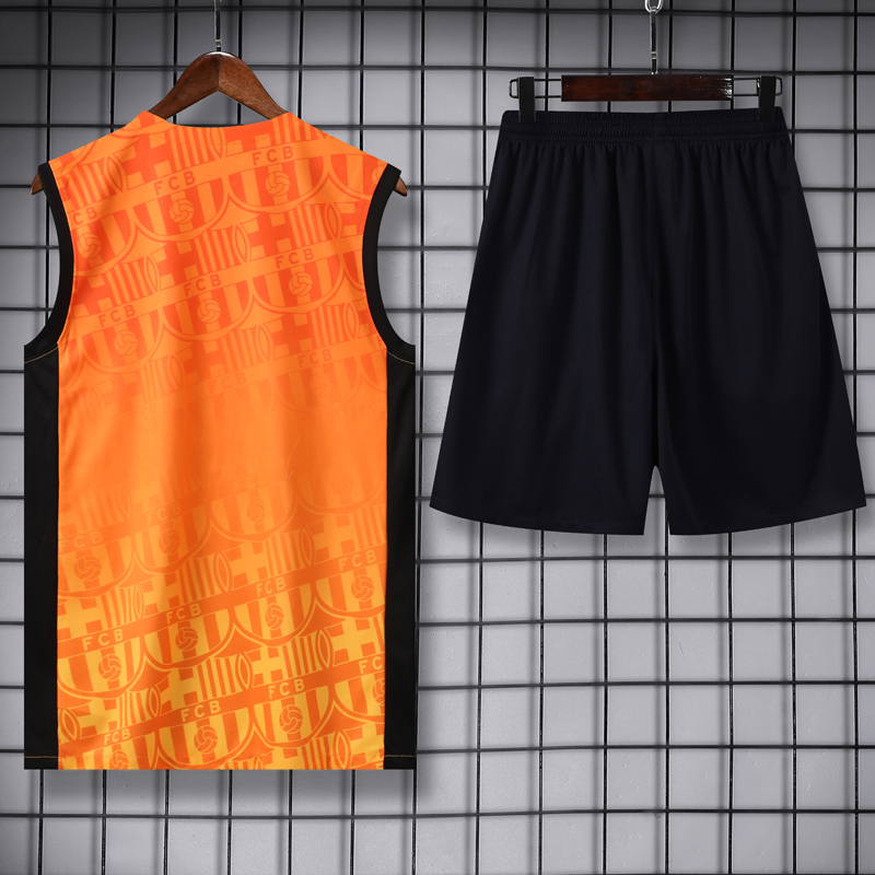 24-25 BAR Orange Tank top and shorts suit