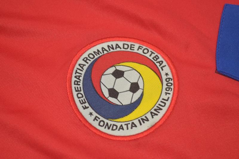 1994 Romania Red Retro Soccer Jersey