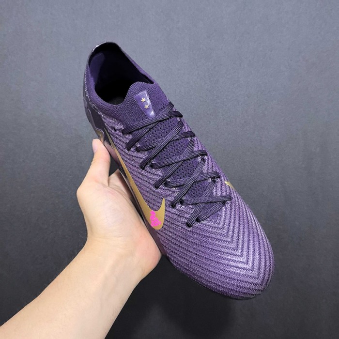 Air Zoom Mercurial Vapor XV Elite SG Soccer Shoes-Purple/Gold