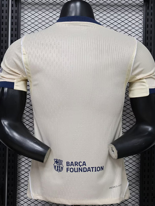 26-27 BAR Beige Player Version Soccer Jersey