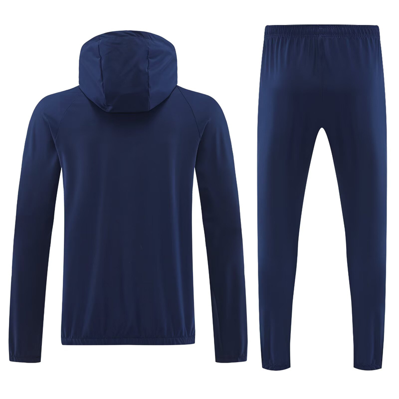 25-26 PSG Royal blue Hoodie Jacket Tracksuit