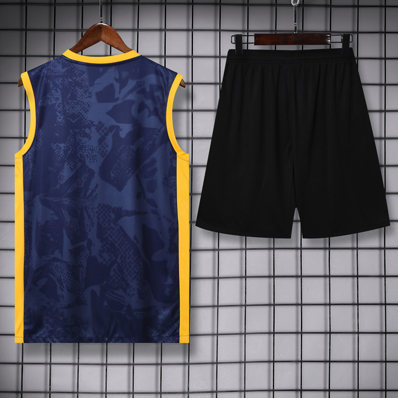 25-26 INT Royal blue Tank top and shorts suit