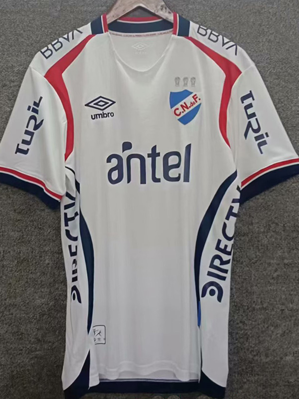 25-26 Club Nacional Home White Fans Soccer Jersey