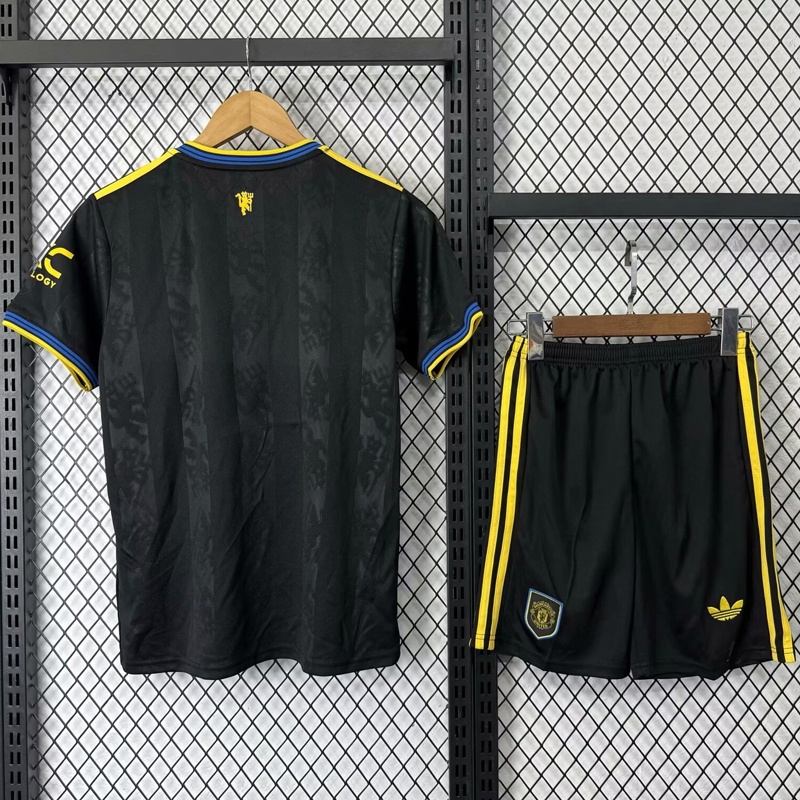 25-26 Man Utd Third Kids Soccer Jersey
