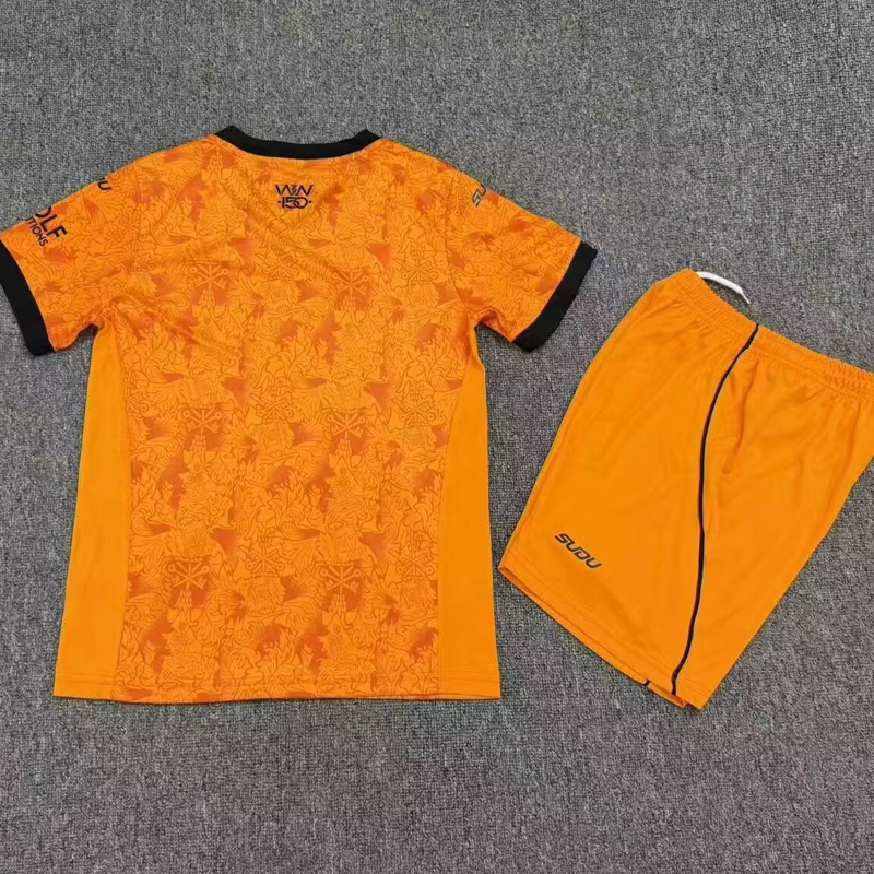 26-27 Wolves Home Kids Soccer Jersey