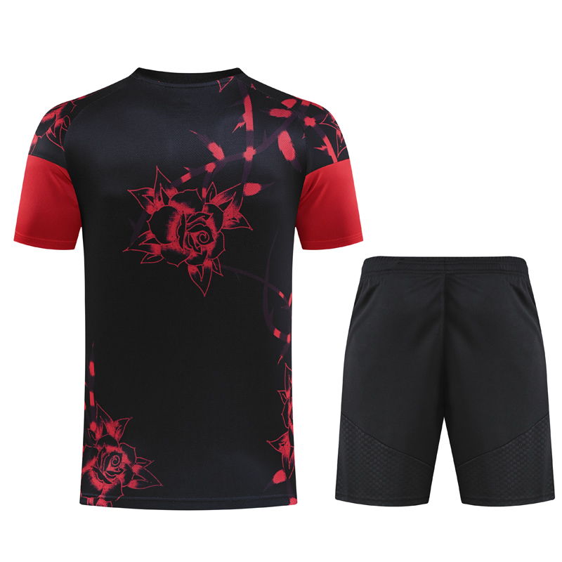 26-27 Man Utd Black Training Short Suit