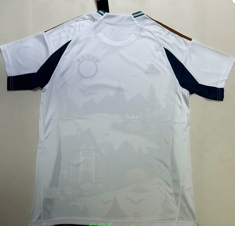 25-26 Bayern White Blue Special Edition Training shirts