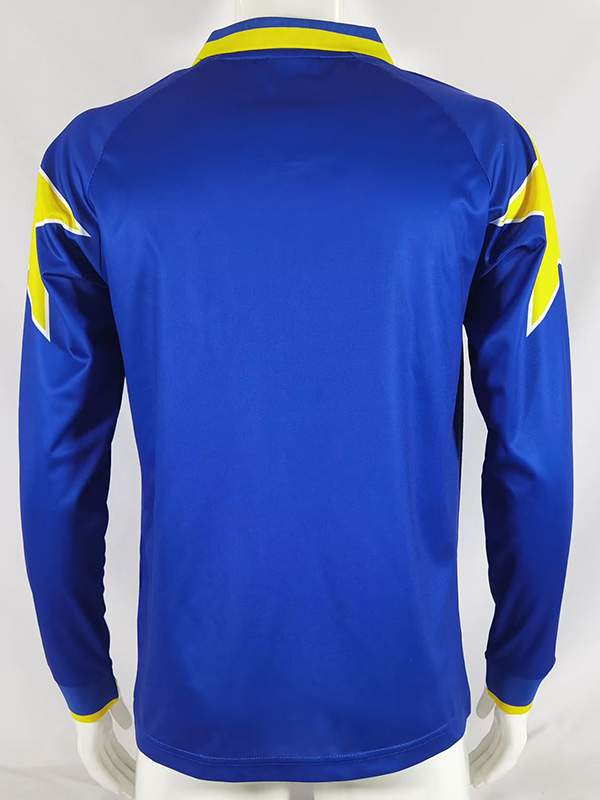 1995-1996 JUV Away Blue Retro Long Sleeve Socce...