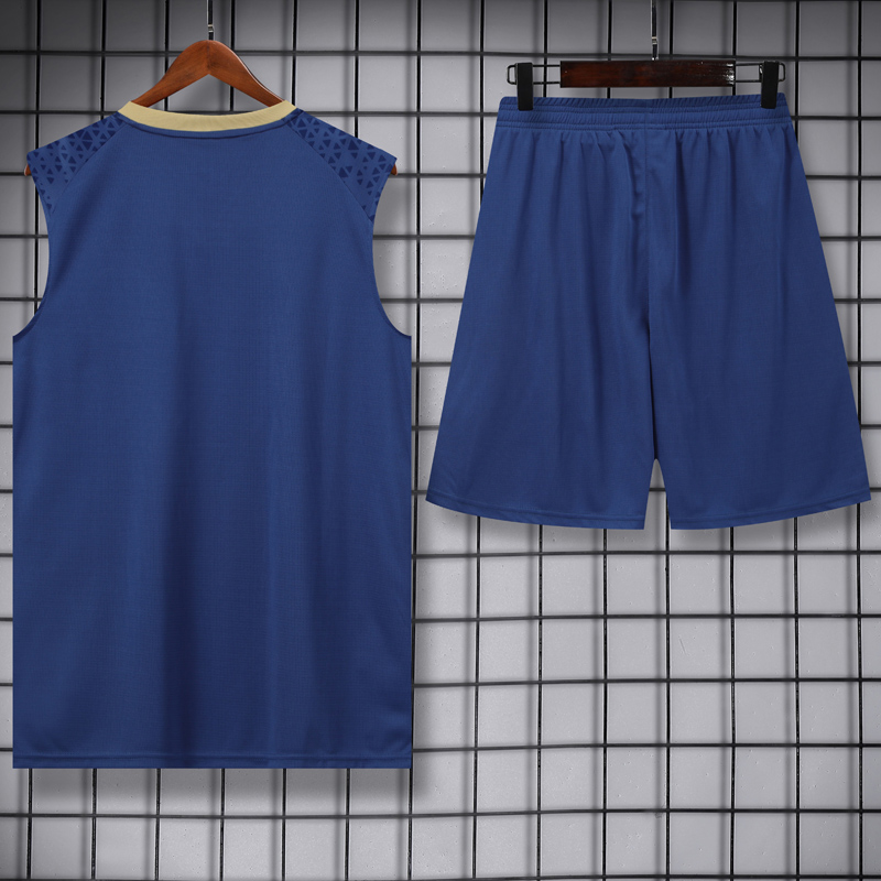 24-25 Palmeiras Royal blue Tank top and shorts suit