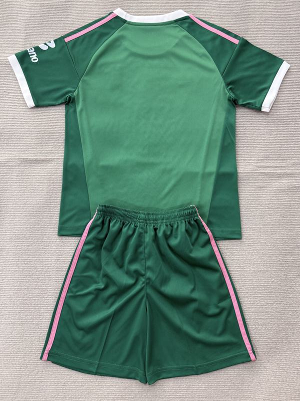 26-27 Aston Villa Green Goalkeeper Kids Soccer Jersey