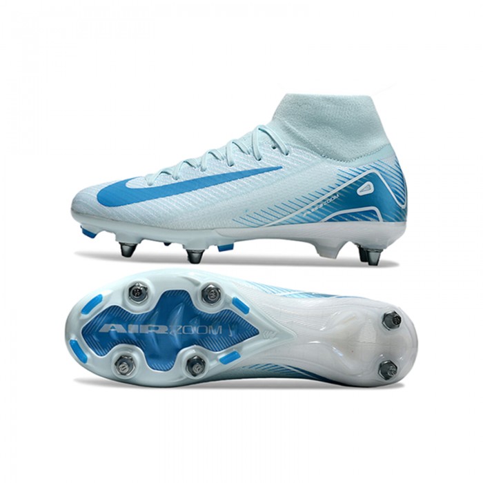 Air Zoom Mercurial Superfly 16 Elite XXV SG Soccer Shoes-Blue/White