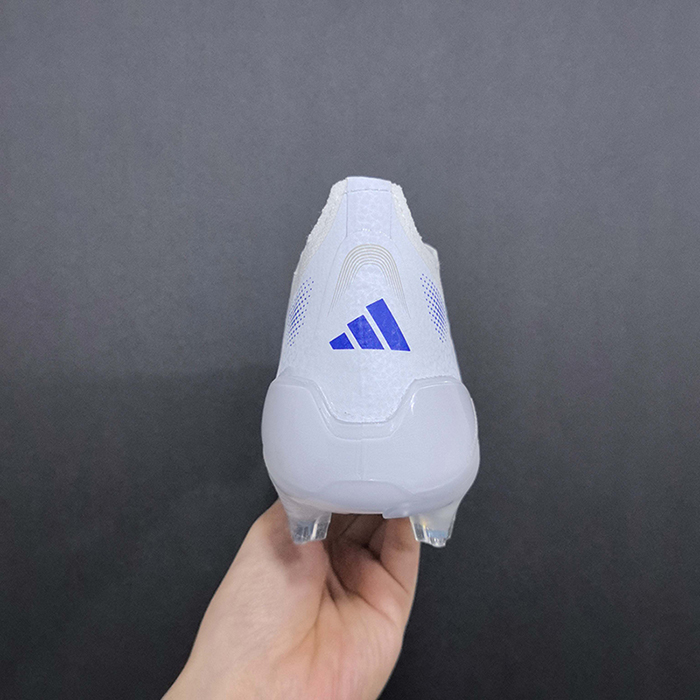 F50 FG Soccer Shoes-White/Silver