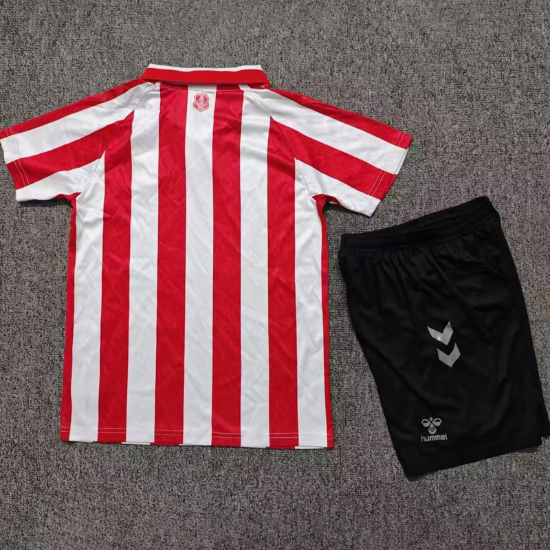 26-27 Sunderland Home Kids Soccer Jersey