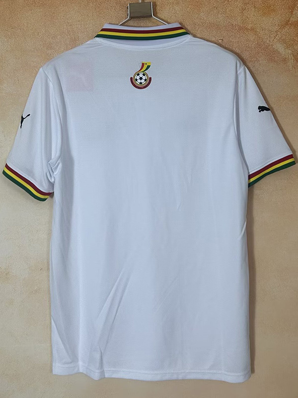 25-26 Ghana White Polo Short Sleeve (有领)