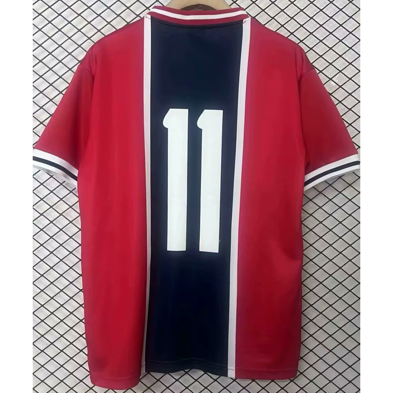 1975 PSG Paris Away #11 RTL Retro Soccer Jersey