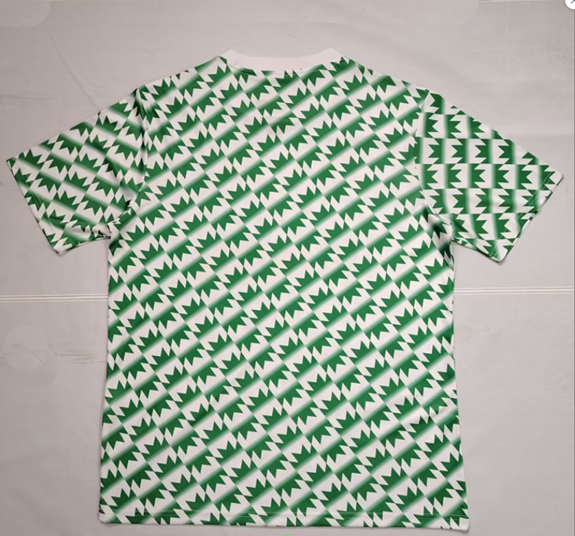 Palestina FC Green White Retro Soccer Jersey *花绿