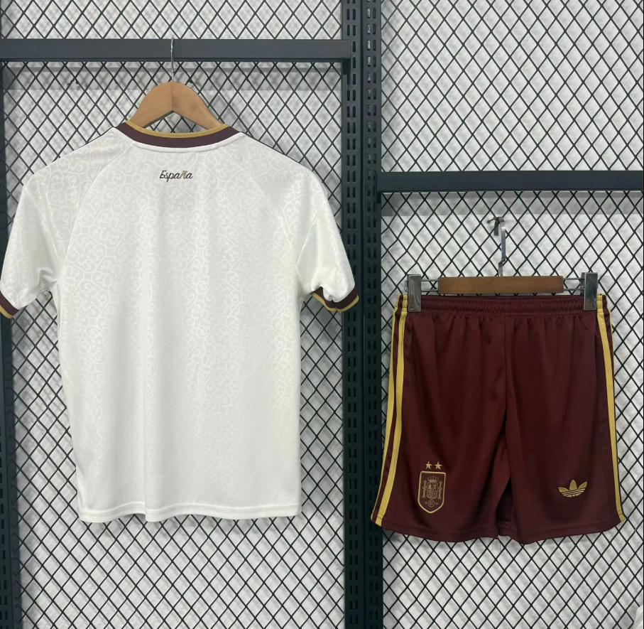 26-27 Spain Away 2 stars Kids Soccer Jersey（2星）