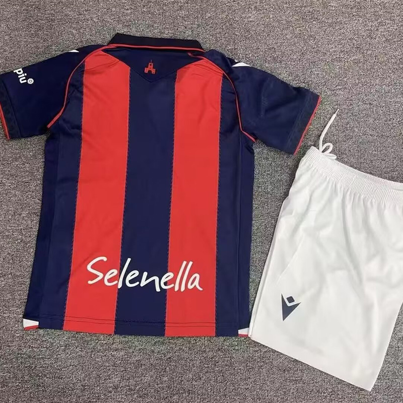 26-27 Bologna Home Kids Soccer Jersey