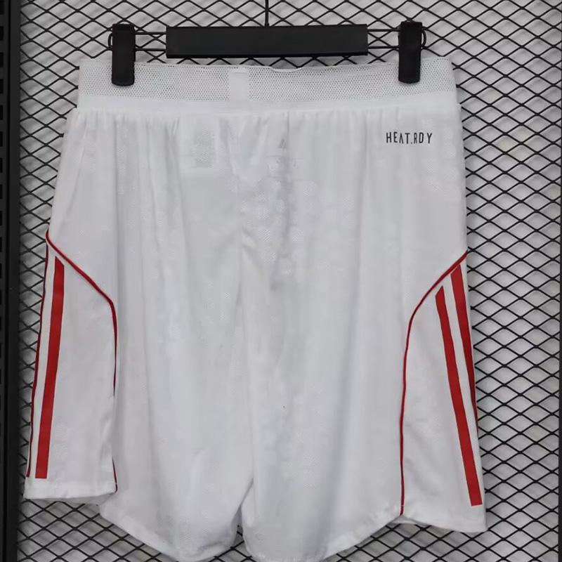 25-26 Ajax White Player Version Shorts Pants (球员短裤)周年标