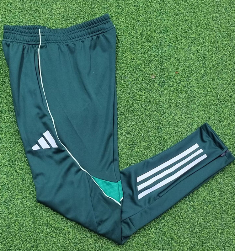 25-26 Algeria Dark green Training Long Pants (Have Pocket)