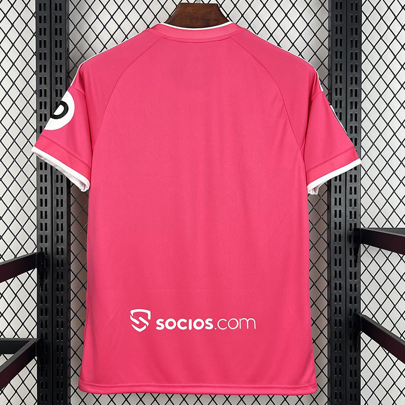 25-26 Sevilla Pink Special Edition Fans Soccer Jersey (复古章)