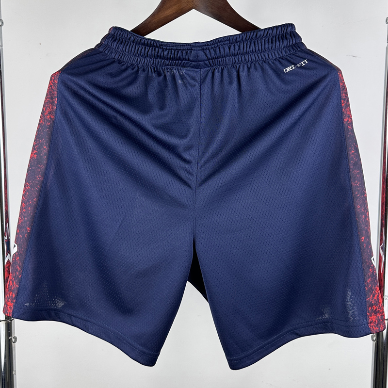 2024 Olympic Game USA Blue City Edition Top Quality NBA Pants