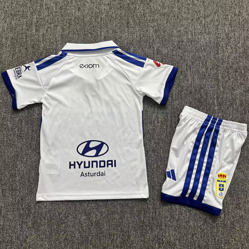26-27 Real Oviedo Away Kids Soccer Jersey