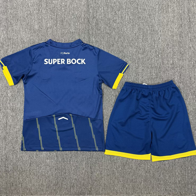25-26 Porto Fourth Kids Soccer Jersey