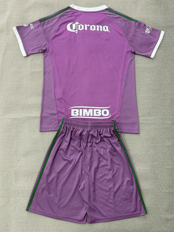 26-27 Club America Purple Goalkeeper Kids Soccer Jersey