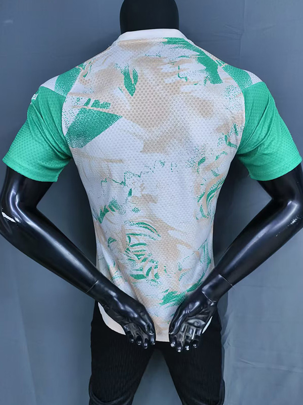26-27 Algeria Green Yellow White Player Version Training shirts