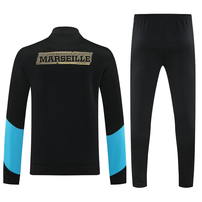 25-26 Marseille Black Jacket Tracksuit