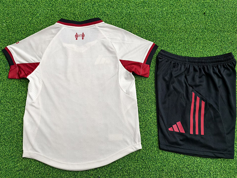 25-26 LIV Away Kids Player Version Soccer Jersey (球员童装)