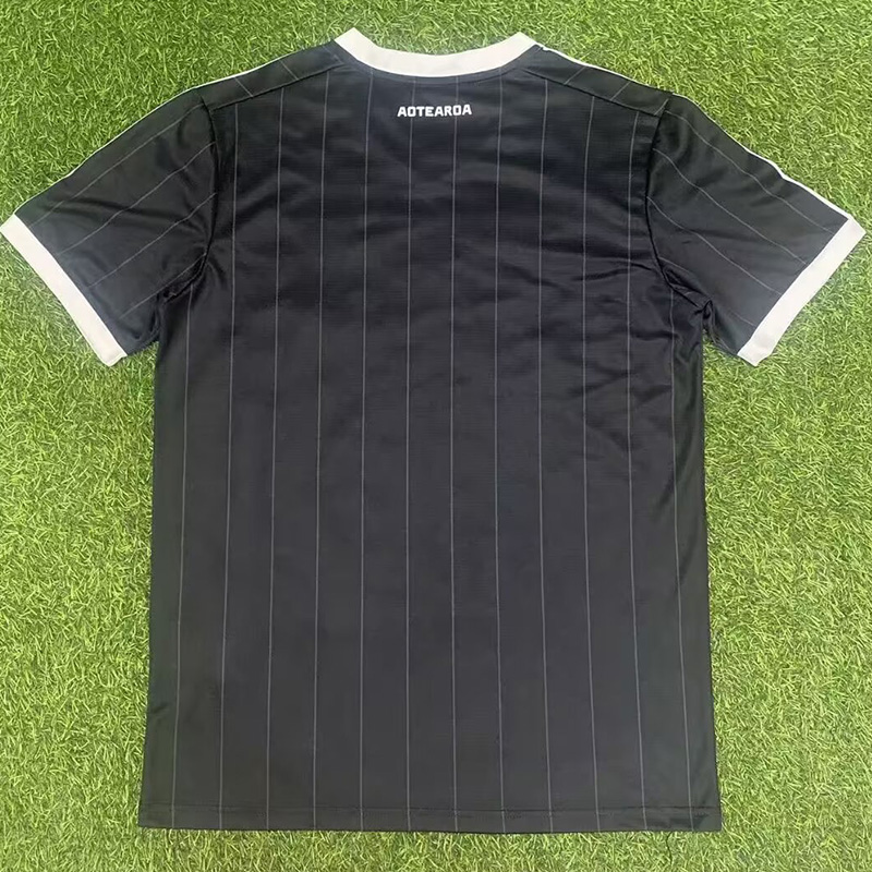 25-26 New Zealand Black Fans Soccer Jersey