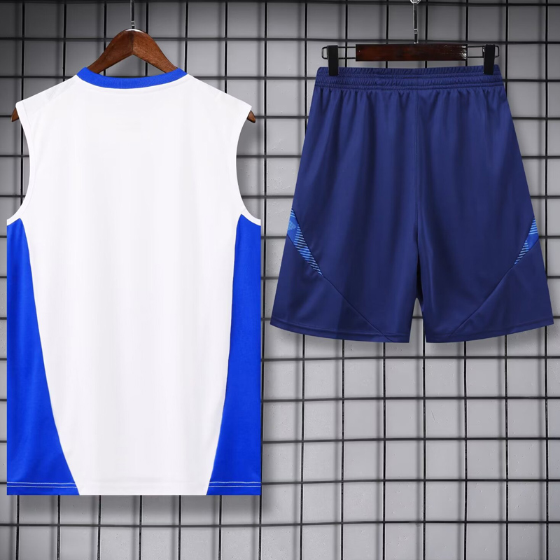 24-25 Italy White Tank top and shorts suit