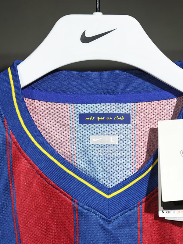 2009-2010 BAR Home Player Version 长袖球员 Long Sleeve Retro Soccer Jersey