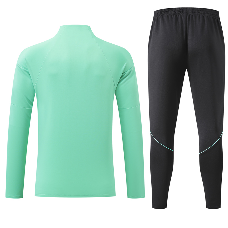 26-27 Brazil Light green Half Pull Tracksuit (半拉链)
