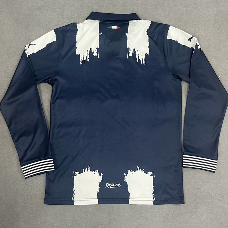 25-26 Monterrey Royal Blue Long Sleeve Soccer Jersey (长袖)