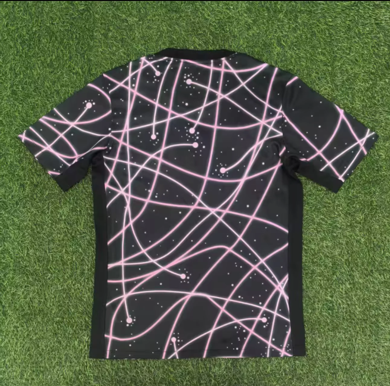 25-26 PSG Pink Black Special Edition Fans Training shirts
