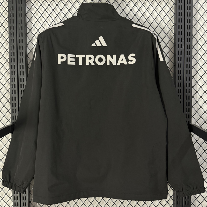 2026 F1 Mercedes Black Racing Windbreaker
