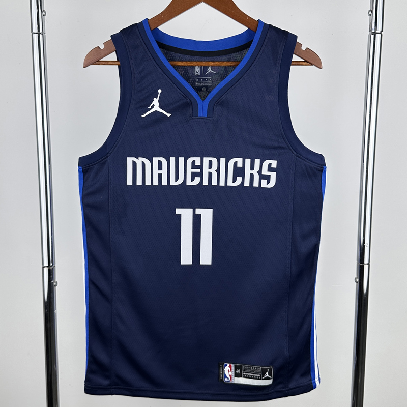 20-21 Dallas Mavericks IRVING #11 Royal Blue Top Quality Hot Pressing NBA Jersey (Trapeze Edition)飞人版
