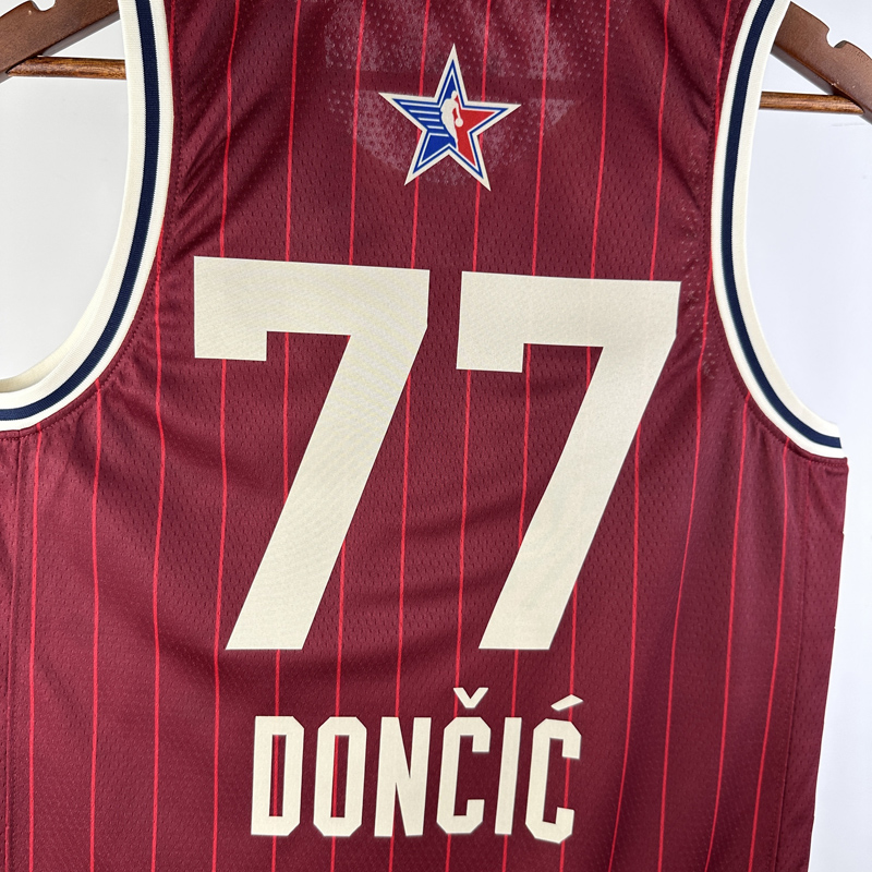 23-24 ALL-STAR DONCIC #77 Red Top Quality Hot P...